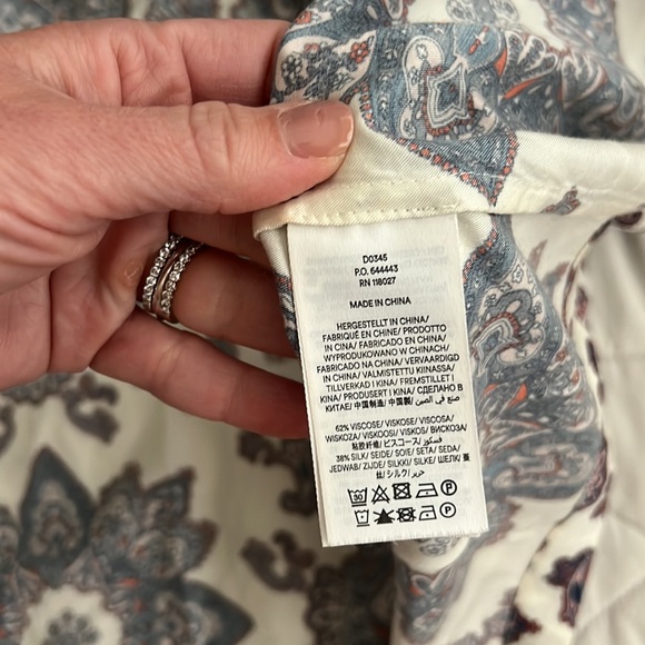 Boden Claudia maxi button down shirt dress Size 6/8 no belt - Picture 15 of 16